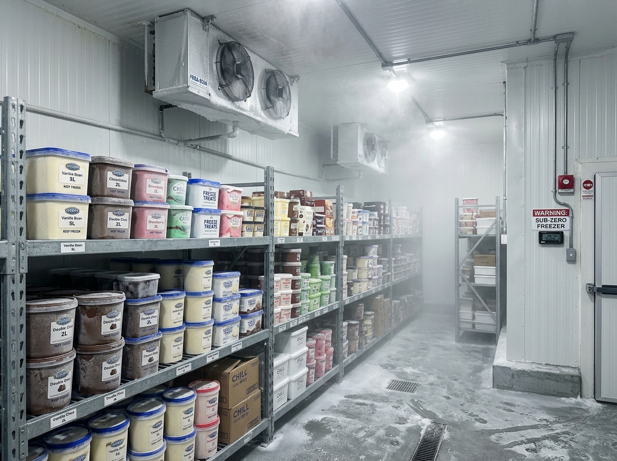 Ice Cream Freezer Room